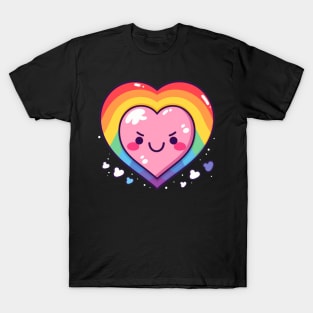 I'm a mean lover kawaii heart T-Shirt